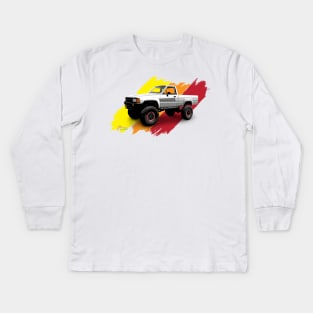 Toyota 1985 4x4 Standard Cab Pickup Truck Kids Long Sleeve T-Shirt